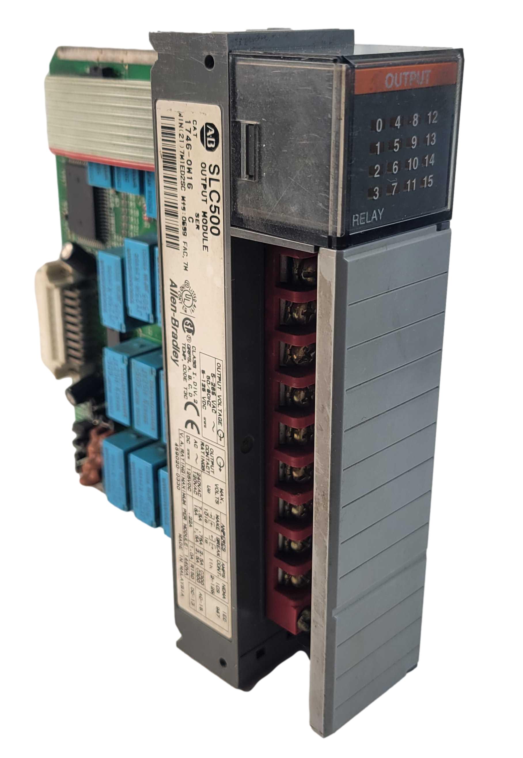 Allen Bradley SLC 500 1746OW16 PLC Programmable Logic Controller UpFix