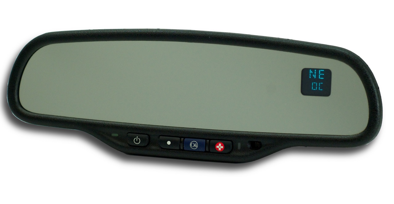 OEM Chevy Tahoe / Suburban / Silverado Rear View Mirror With Compass & Temp (2000-2002)