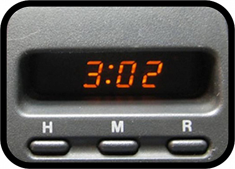 Honda CRV 1997-2001 Digital Clock Information Display Repair