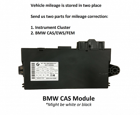 BMW X5 (1996-2023) Odometer Mileage Adjust Correction Service