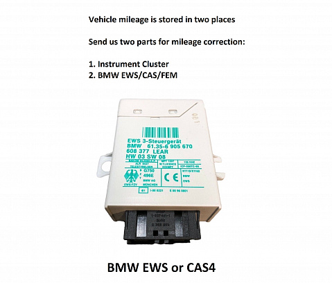 BMW 750 (1996-2023) Odometer Mileage Adjust Correction Service