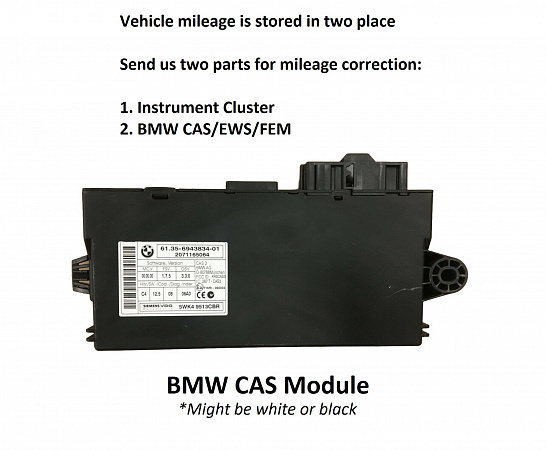 BMW X3 (1996-2023) Odometer Mileage Adjust Correction Service