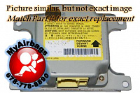 MITSUBISHI GALANT SRS Airbag Computer Diagnostic Control Module PART #MR522397DP