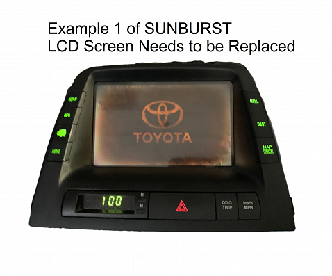 Lexus RX350 2006-2009  MFD Navigation Radio Multifunctional LCD Touchscreen Display Repair