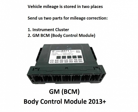 Chevrolet Spark (2014-2023) Odometer Mileage Adjust Correction Service