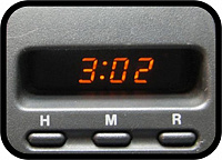 Jeep Cherokee (1993-1993) Digital Clock Information Display Repair