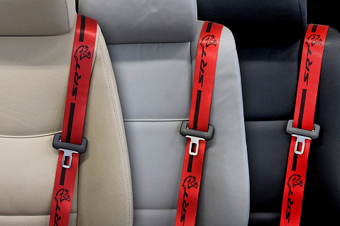 Dodge Hellcat - Custom Color Seat Belt Webbing Replacement - Color Code 70480
