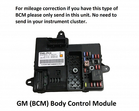 Chevrolet Cavalier 1996-2013 Odometer Mileage Adjust Correction Service