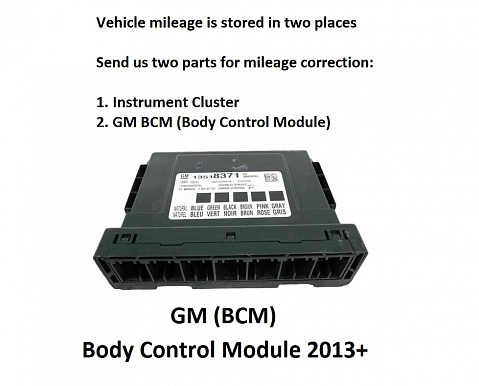 GMC 3500 2014-2019 Odometer Mileage Adjust Correction Service