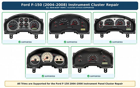 Ford F150 2004-2008 Instrument Panel Cluster (IPC) Repair