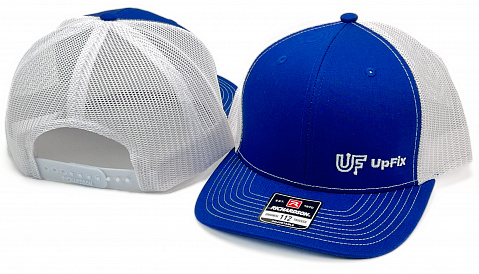 Original UpFix Blue & White Richardson 112 Trucker Cap