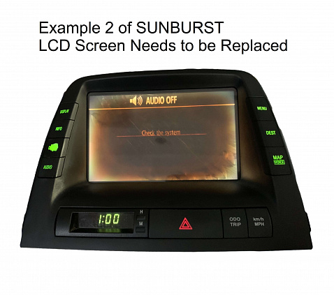 Lexus GS350 2006-2009  MFD Navigation Radio Multifunctional LCD Touchscreen Display Repair