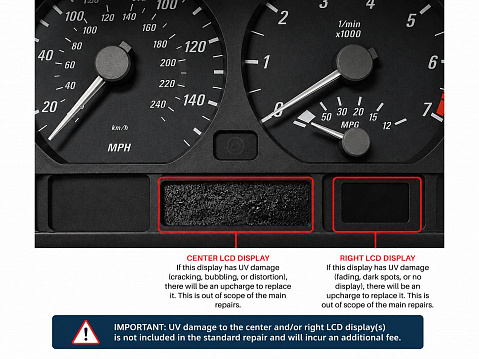 BMW 330 1999-2006 (E46) Instrument Panel Cluster (IPC) Repair