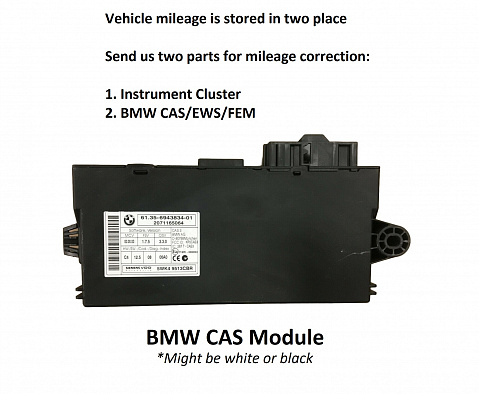 BMW 550 1996-2022 (F10/F11) Odometer Mileage Adjust Correction Service