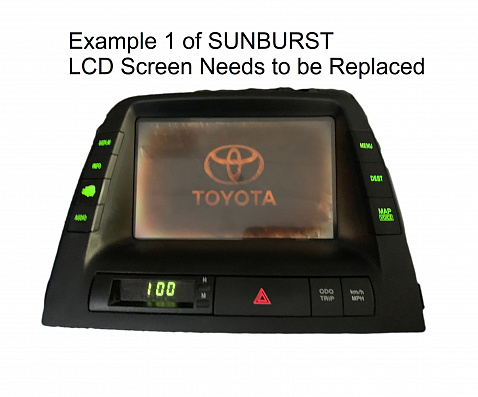 Toyota Prius 2004-2005  MFD Navigation Radio Multifunctional LCD Touchscreen Display Repair