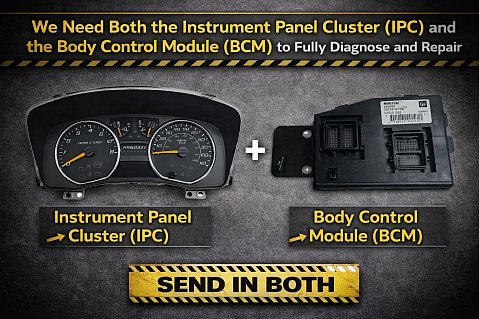 GMC Canyon 2004-2012 Instrument Panel Cluster (IPC) Repair
