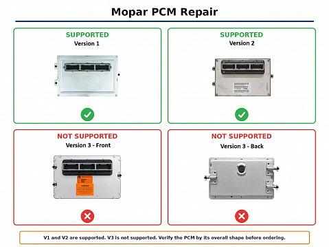 Dodge RAM Van 1500 3.9L, 5.2L, 5.9L (1996-2003) Powertrain Control Module (ECU/PCM) Computer Repair