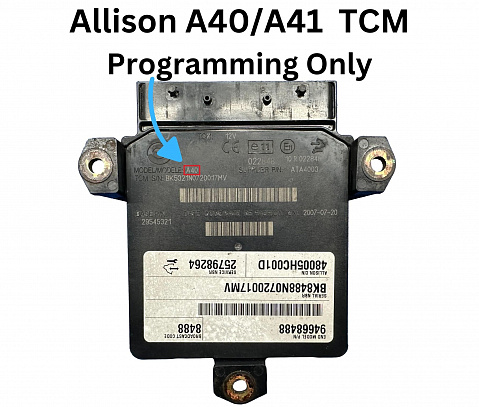 Isuzu Box Truck 2006-2008 Allison T14 A40 A41 TCM Programming Only